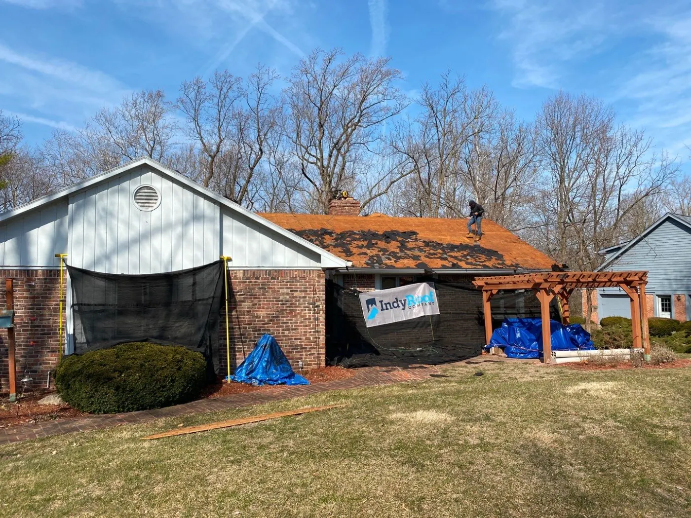 Storm-damaged siding documented in Maple Village
