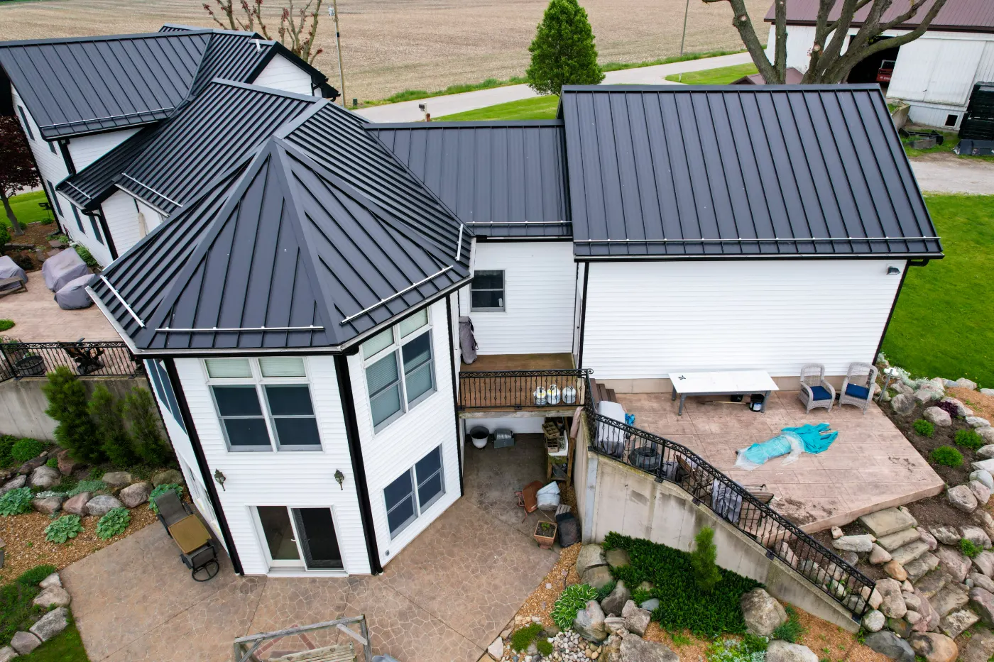 Siding installation documented in Maple Village